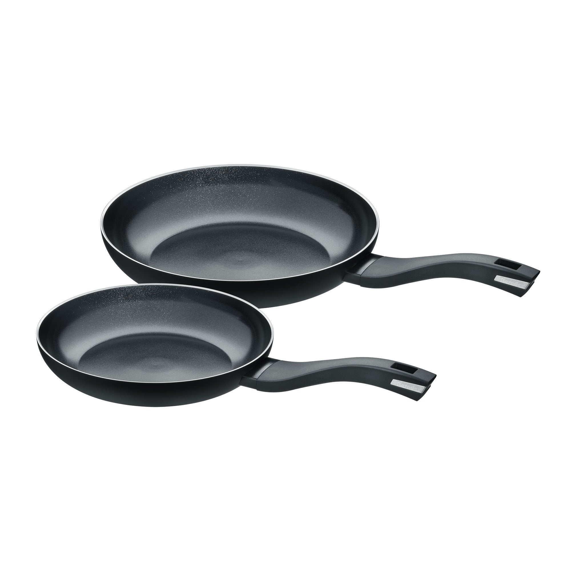Berndes Alu Recycled set padelle 24+28 cm nero antiaderente