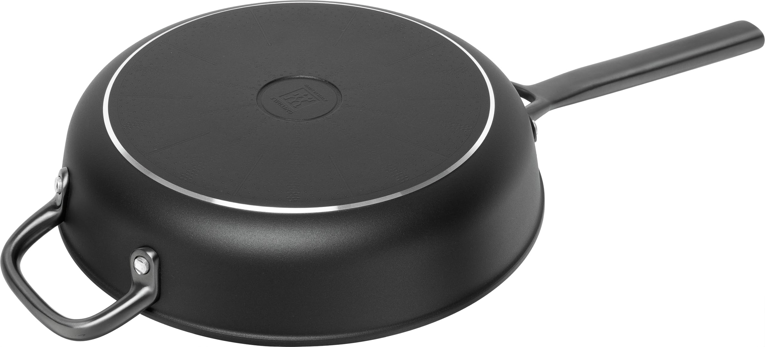 ZWILLING Milano Padella 28 cm con Coperchio Vetro Nera