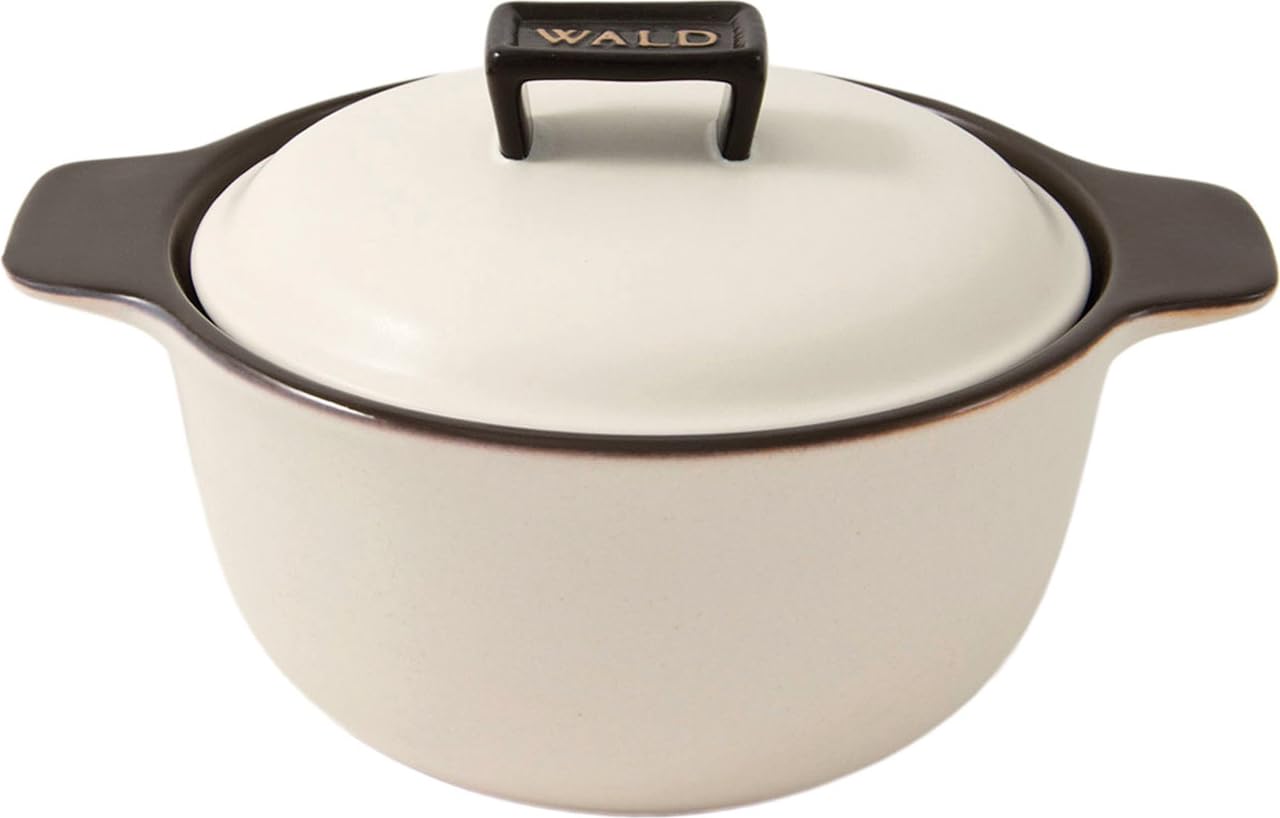 Wald Cottura pentola ceramica 150 cl antracite fiamma e forno
