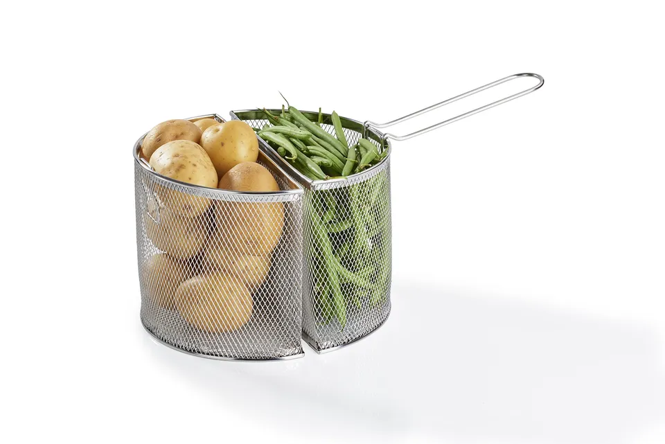 Barazzoni spaghettiere doppio cestello ø 22 cm inox