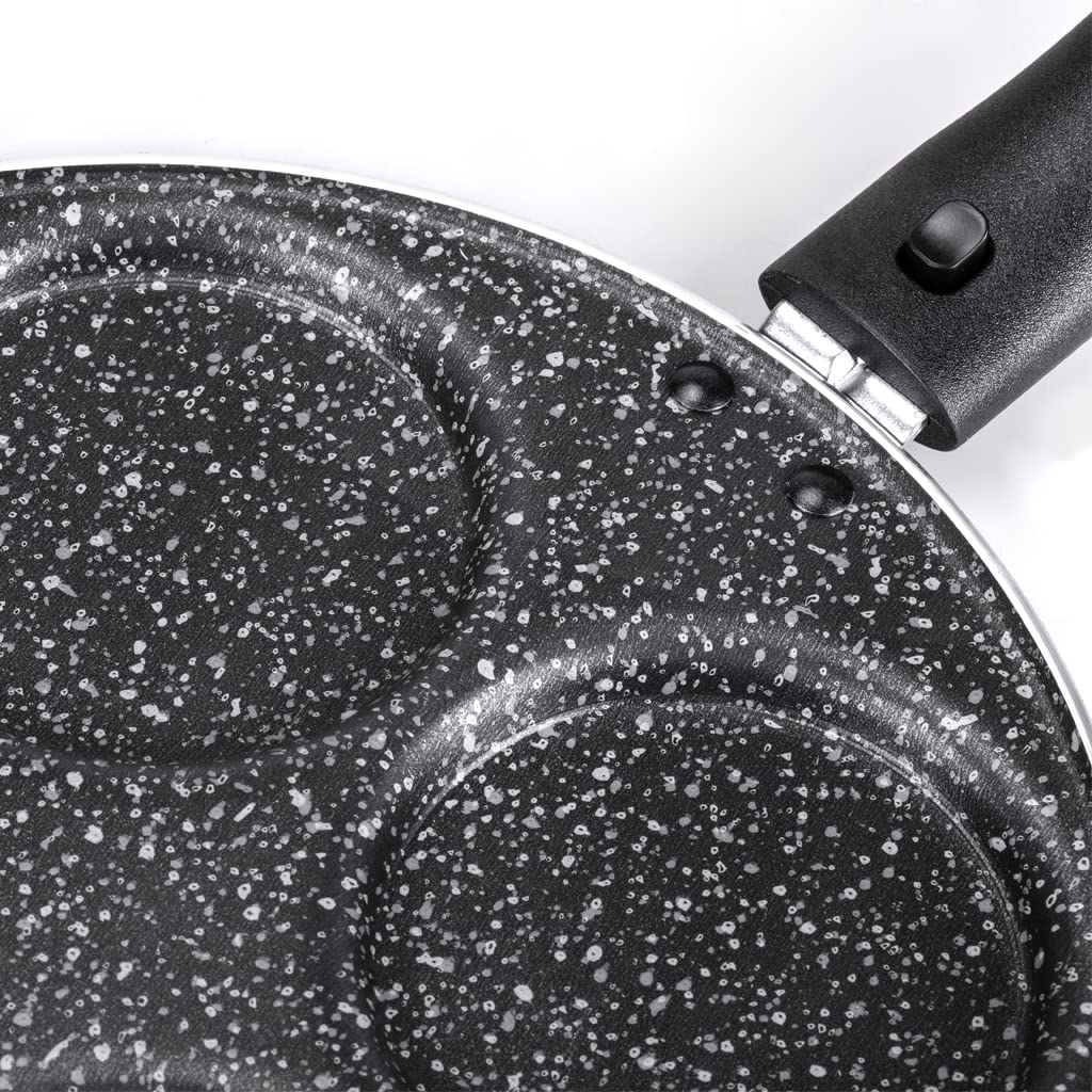 Alluflon Tradizione Italia Pancake Padella 4 stampi 24 cm antiaderente