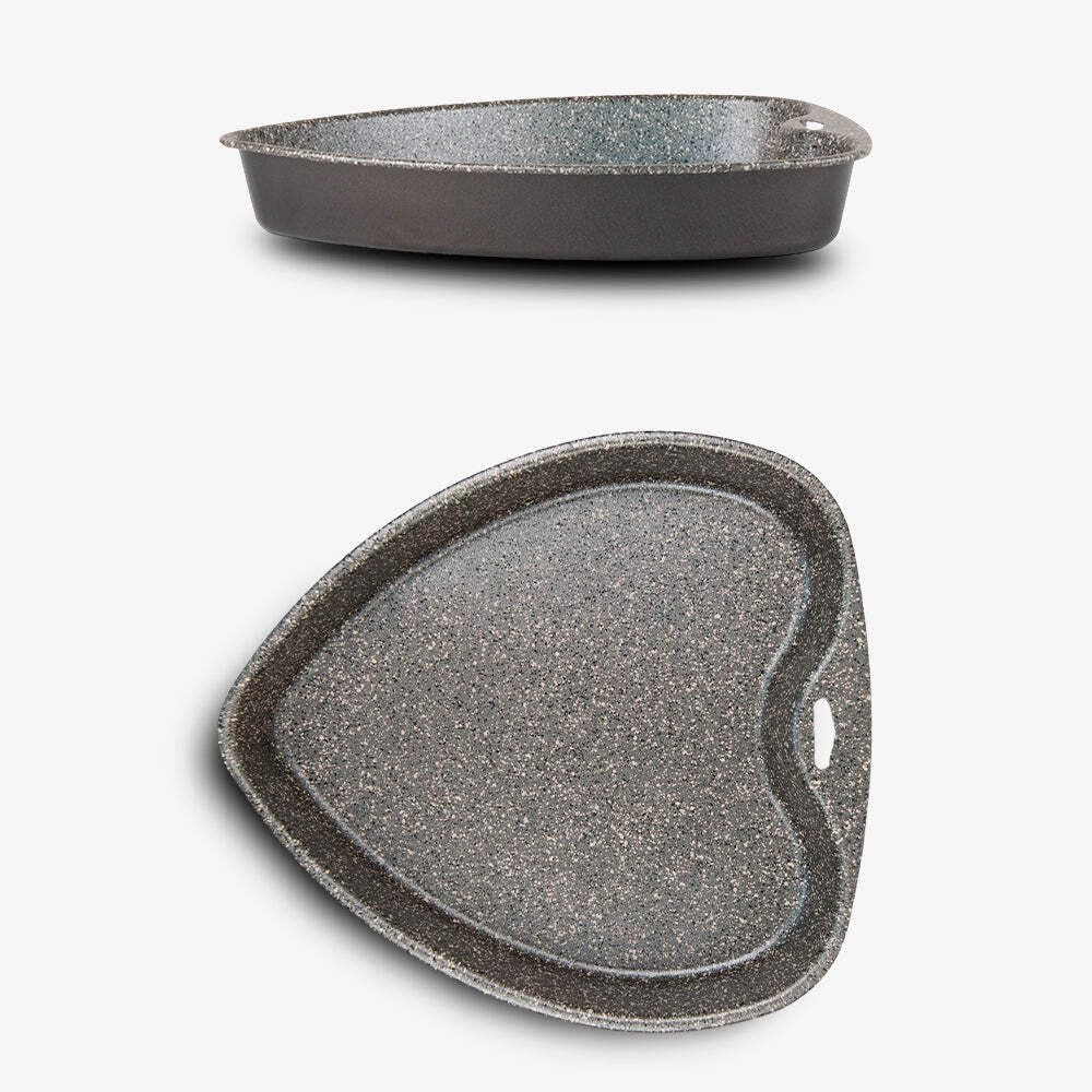 Mamù Happy Stone Stampo Cuore 26 cm Antiaderente