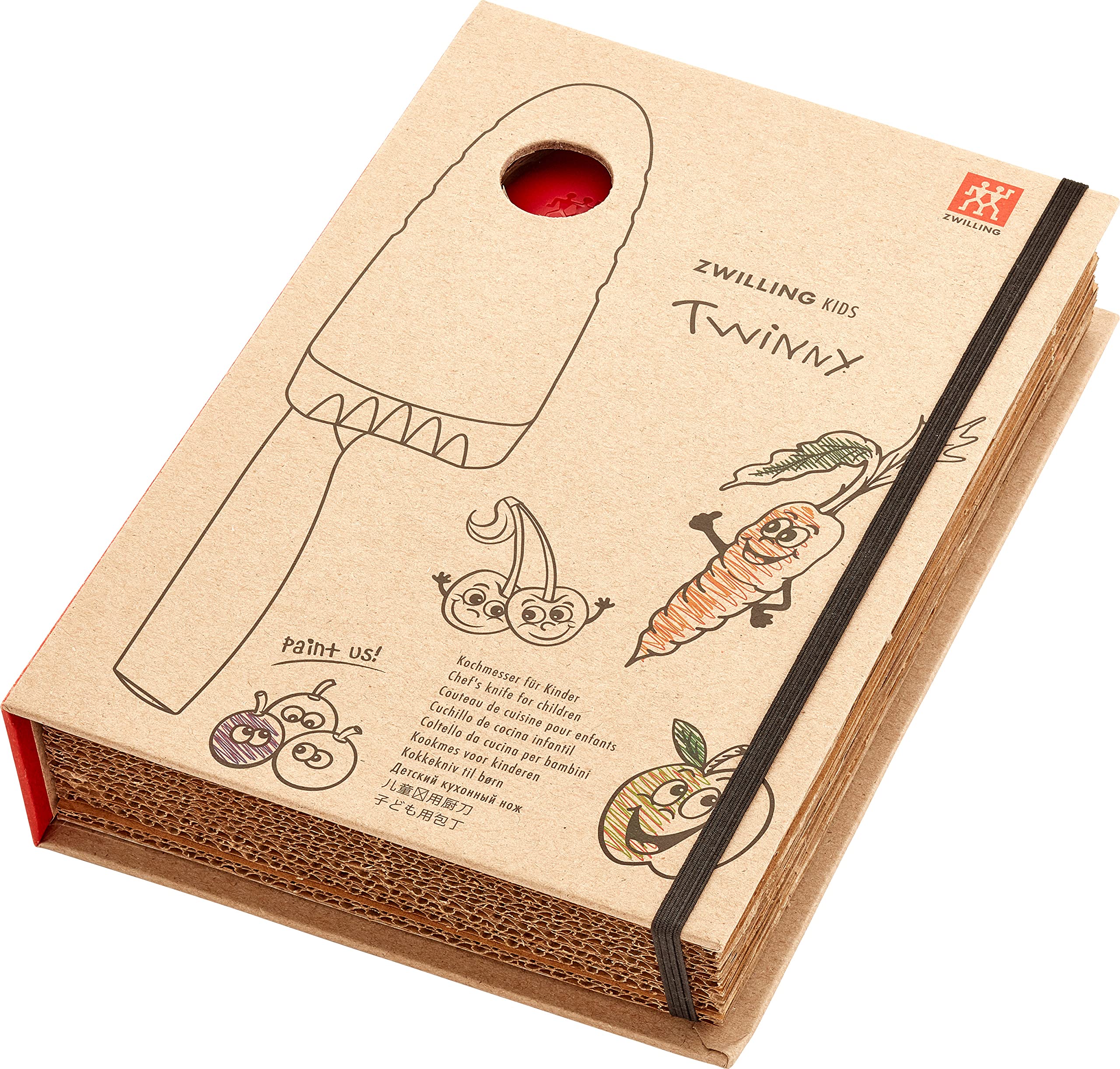 Zwilling Twinny Coltello Bambini 10 cm Rosso Arrotondato