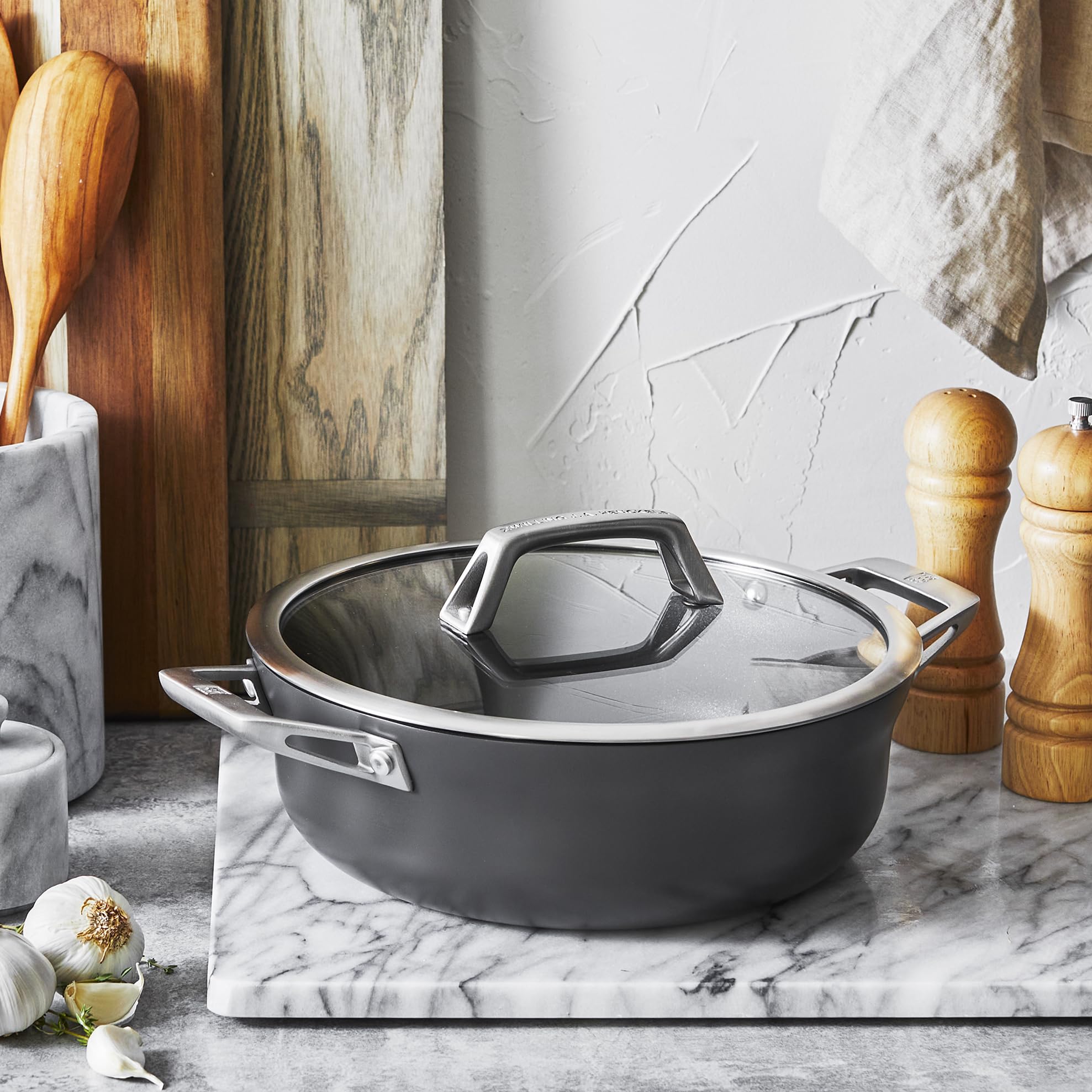 Zwilling Padella Chef Antiaderente 4 L Alluminio Vetro