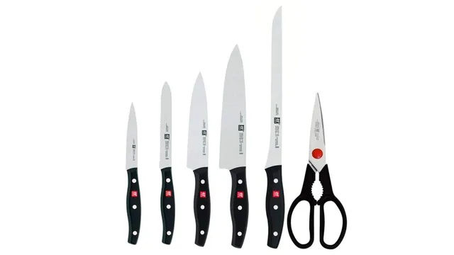 Zwilling Twin Pollux set 5 coltelli forbici nero casa