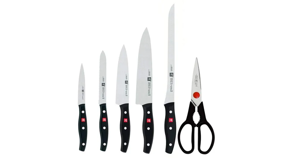 Zwilling Twin Pollux set 5 coltelli forbici nero casa