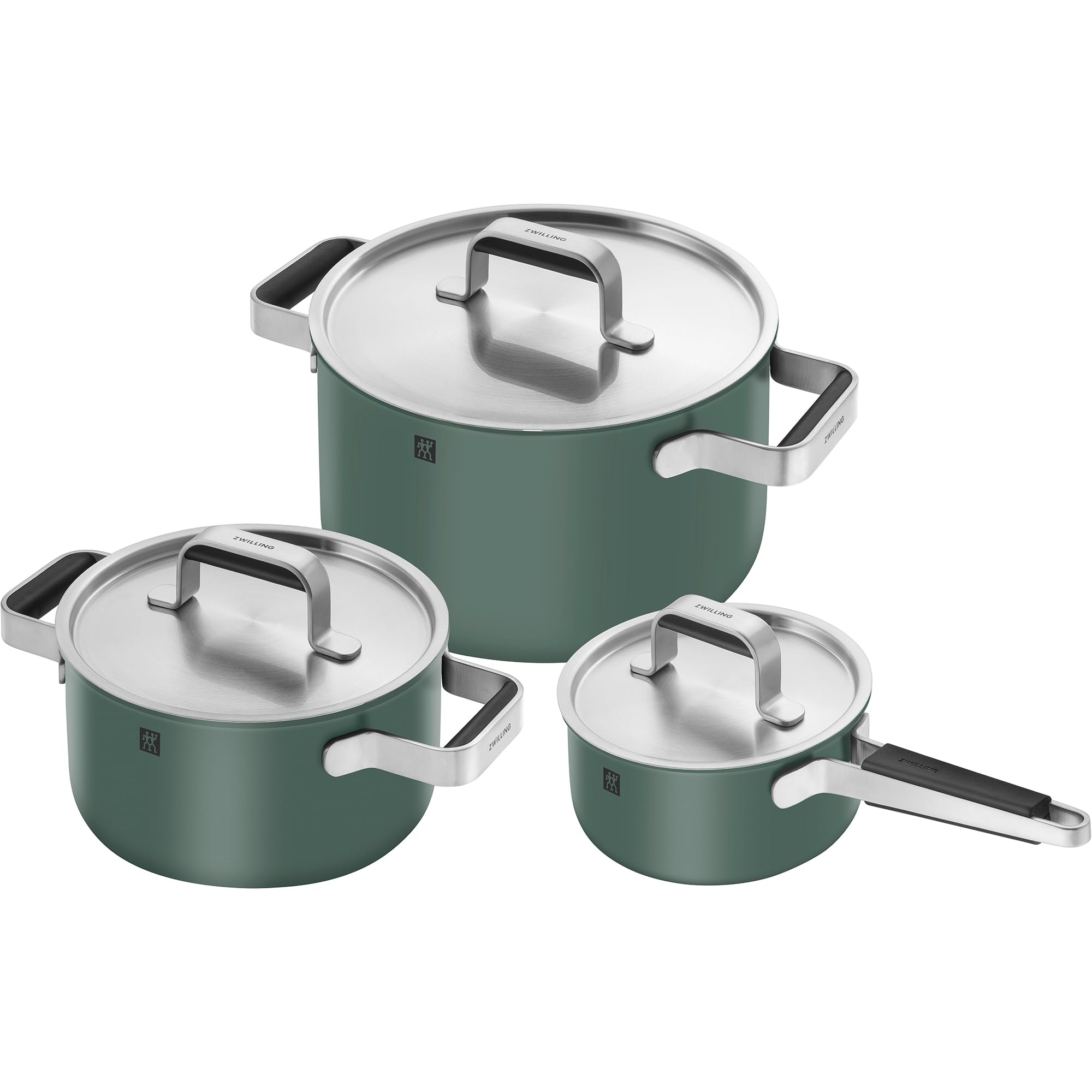 Zwilling Pure set pentole 6 pezzi acciaio inox rosa