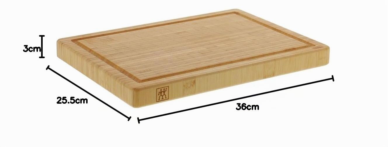 Zwilling 30772-100-0 tagliere bambù 36x26 cm reversibile