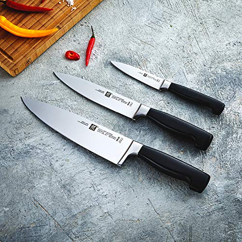 Zwilling Vier Sterne Set 3 Coltelli Cucina Chef 10/16/20 cm
