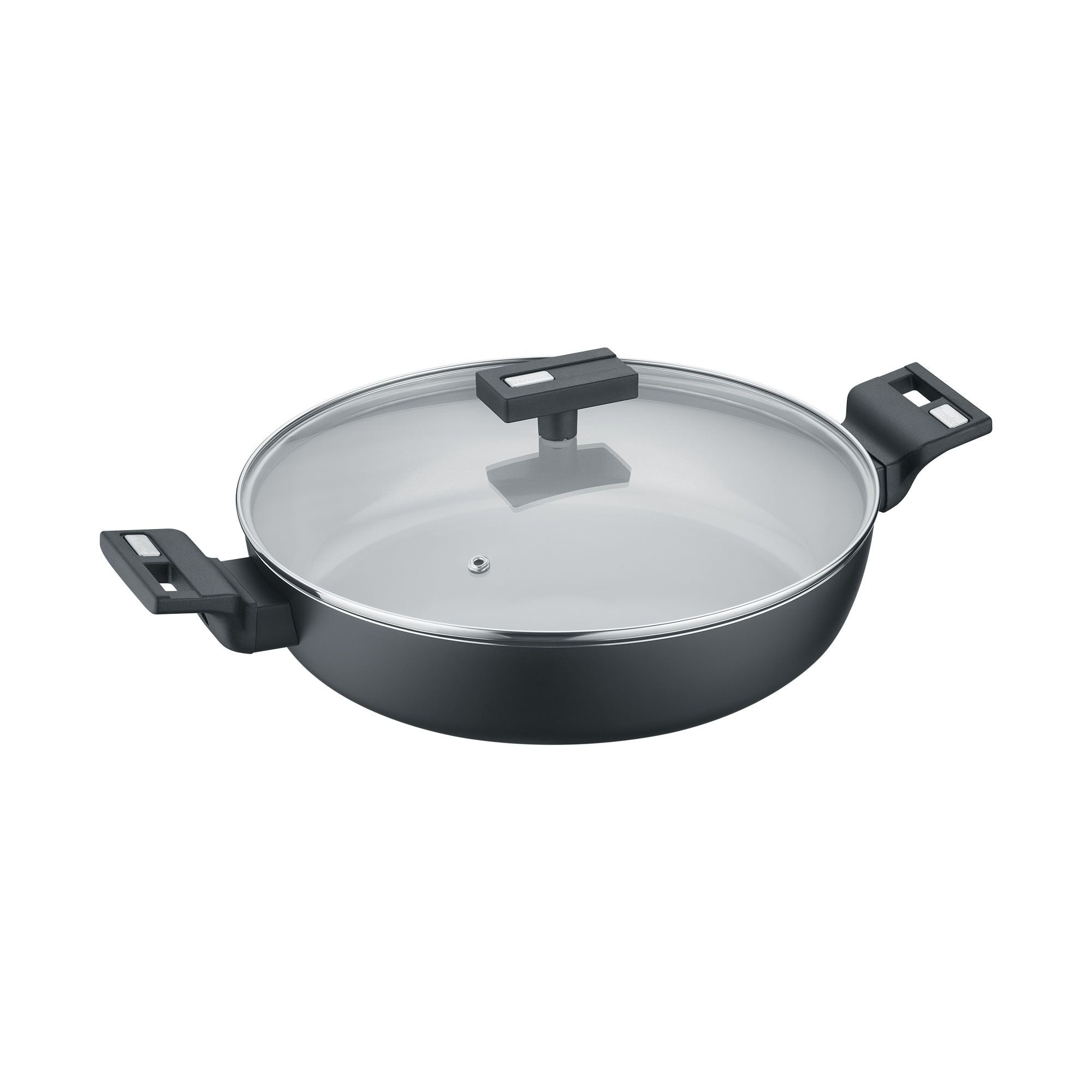 Berndes B.Clever Padella Alta 24 cm con Coperchio Induzione