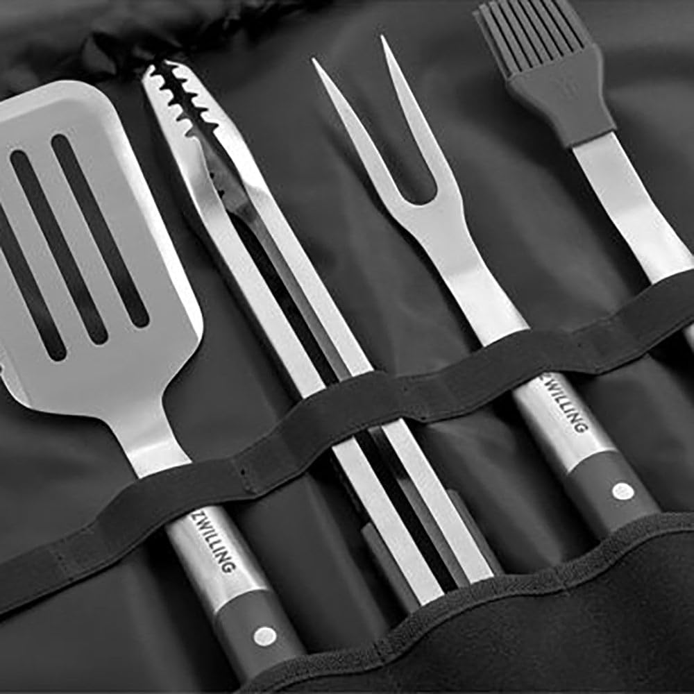 ZWILLING BBQ+ Set Barbecue 5 Pezzi Acciaio Inox con Custodia