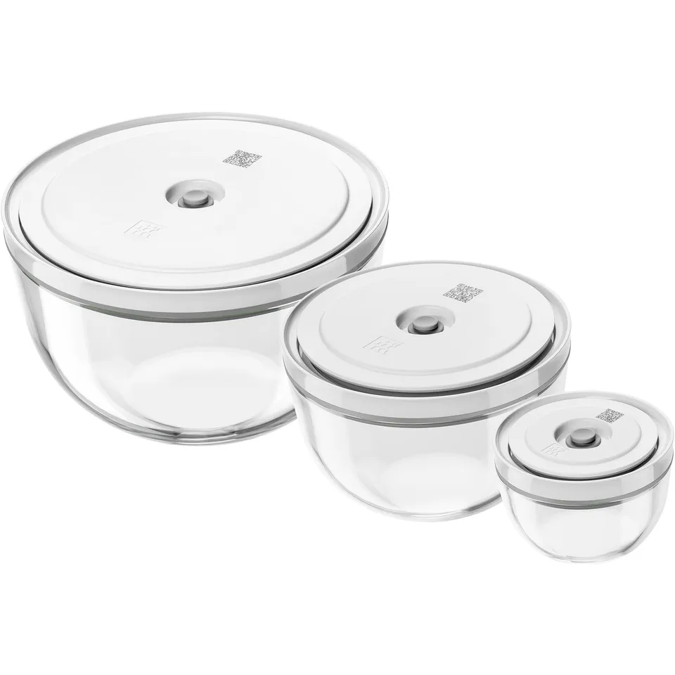 Zwilling Fresh & Save Set 3 Ciotole Vetro Sottovuoto