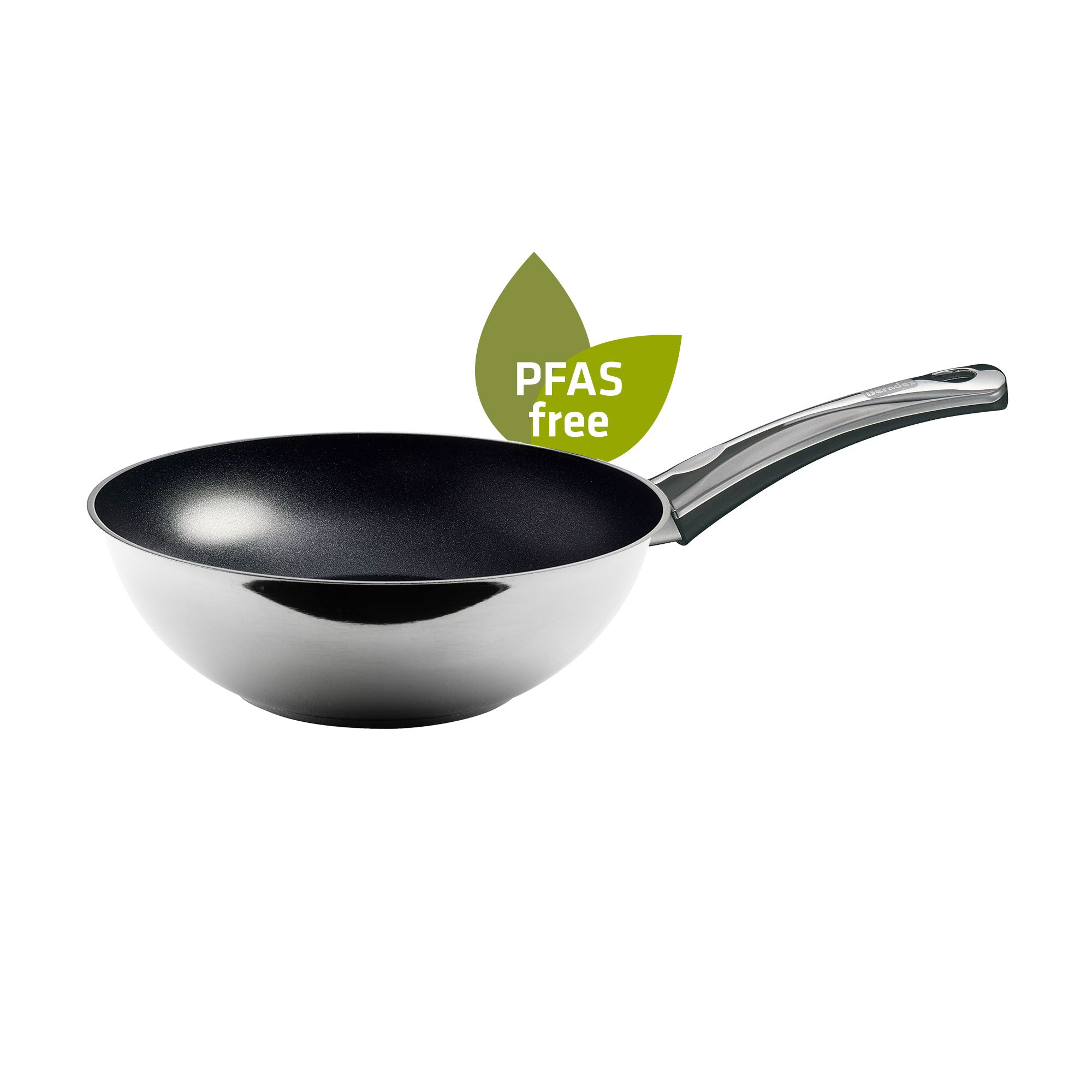 Berndes Injoy Wok 28 cm Acciaio Senza PFAS