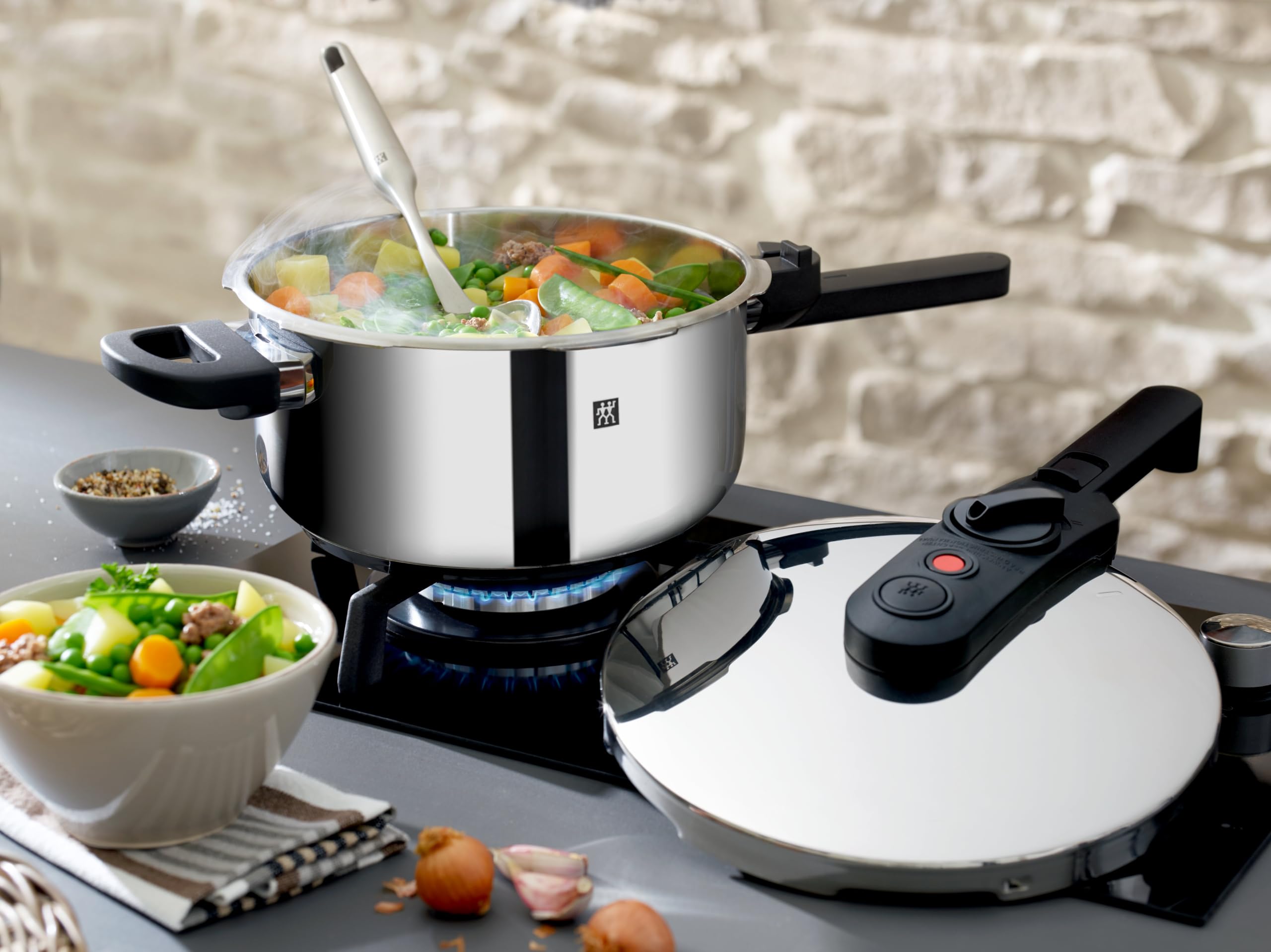 Zwilling EcoQuick II pentola a pressione 22 cm 6 L acciaio inox