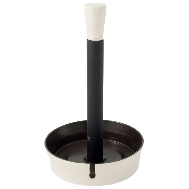 Wald Tavola e cucina portarotolo ceramica bianco 30,5 cm