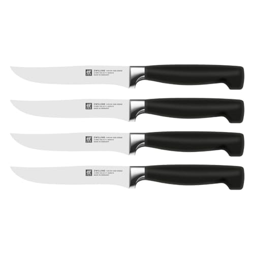 Zwilling Four Star Set 4 Coltelli Bistecca Acciaio Inox