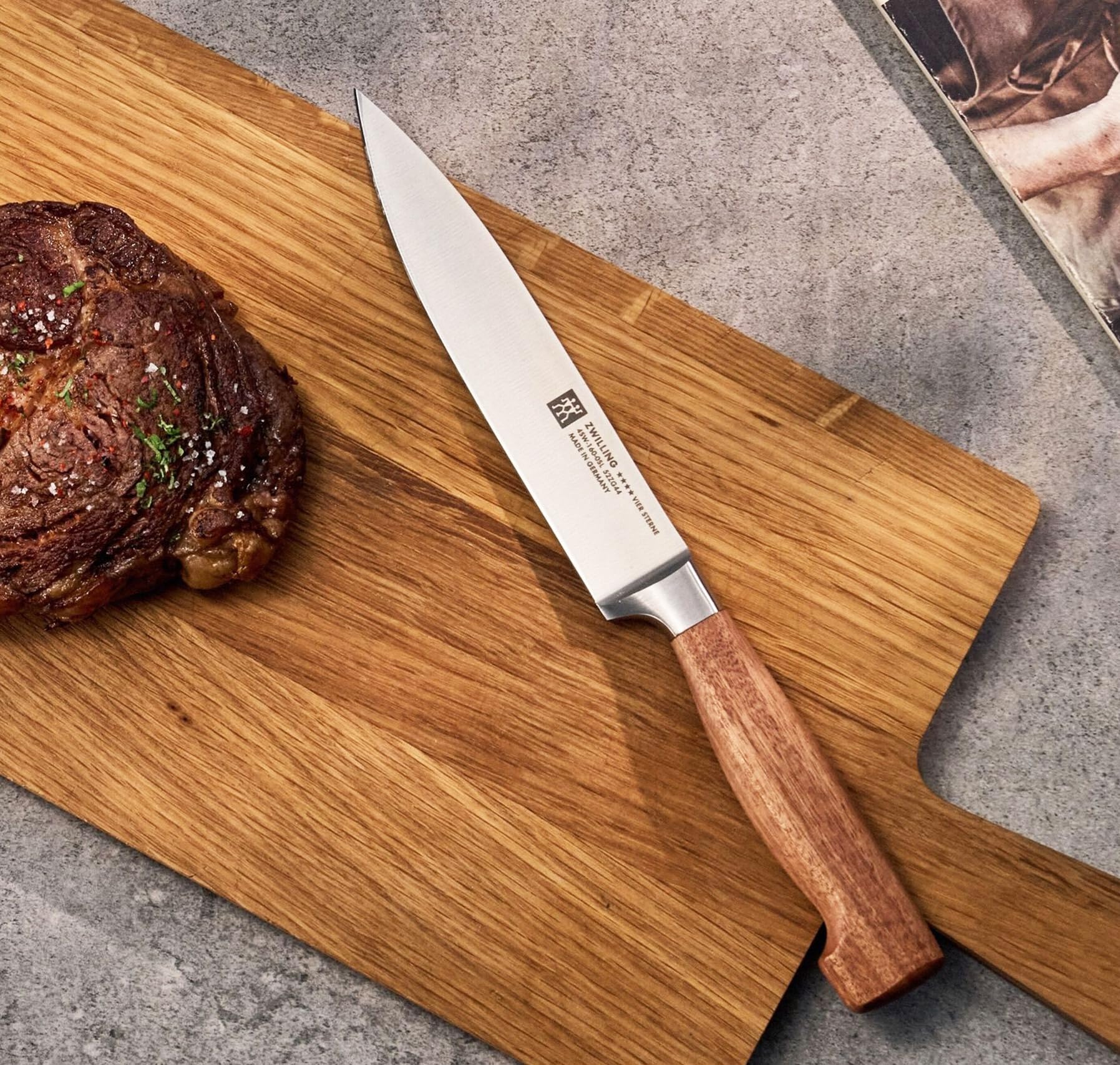 Zwilling Four Stars Coltello Carne 16 cm Kotibé Acciaio