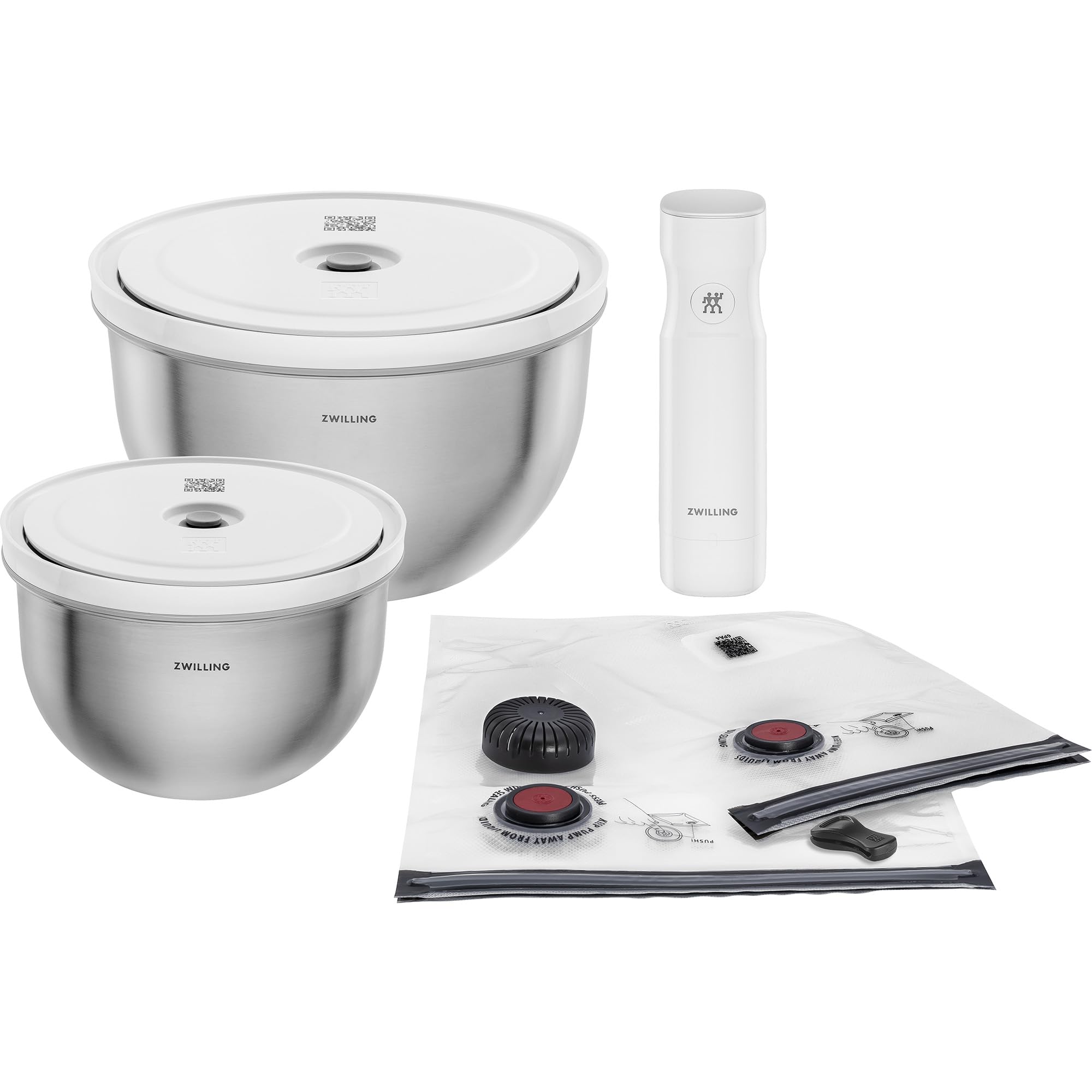Zwilling Fresh & Save set 9 ciotole inox sottovuoto BPA free