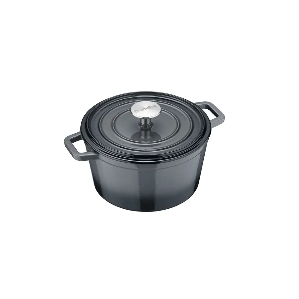 Berndes b.iron Cocotte Ghisa 24 cm Smaltata Nera