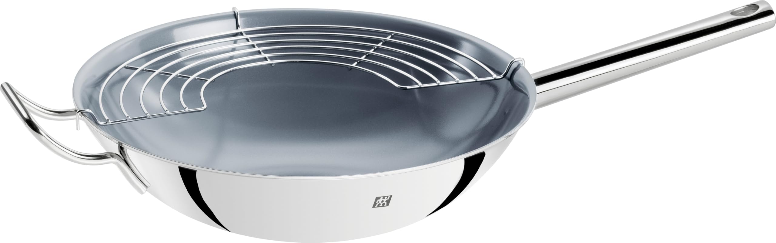 Zwilling Plus 40992-032 wok acciaio 32 cm con coperchio