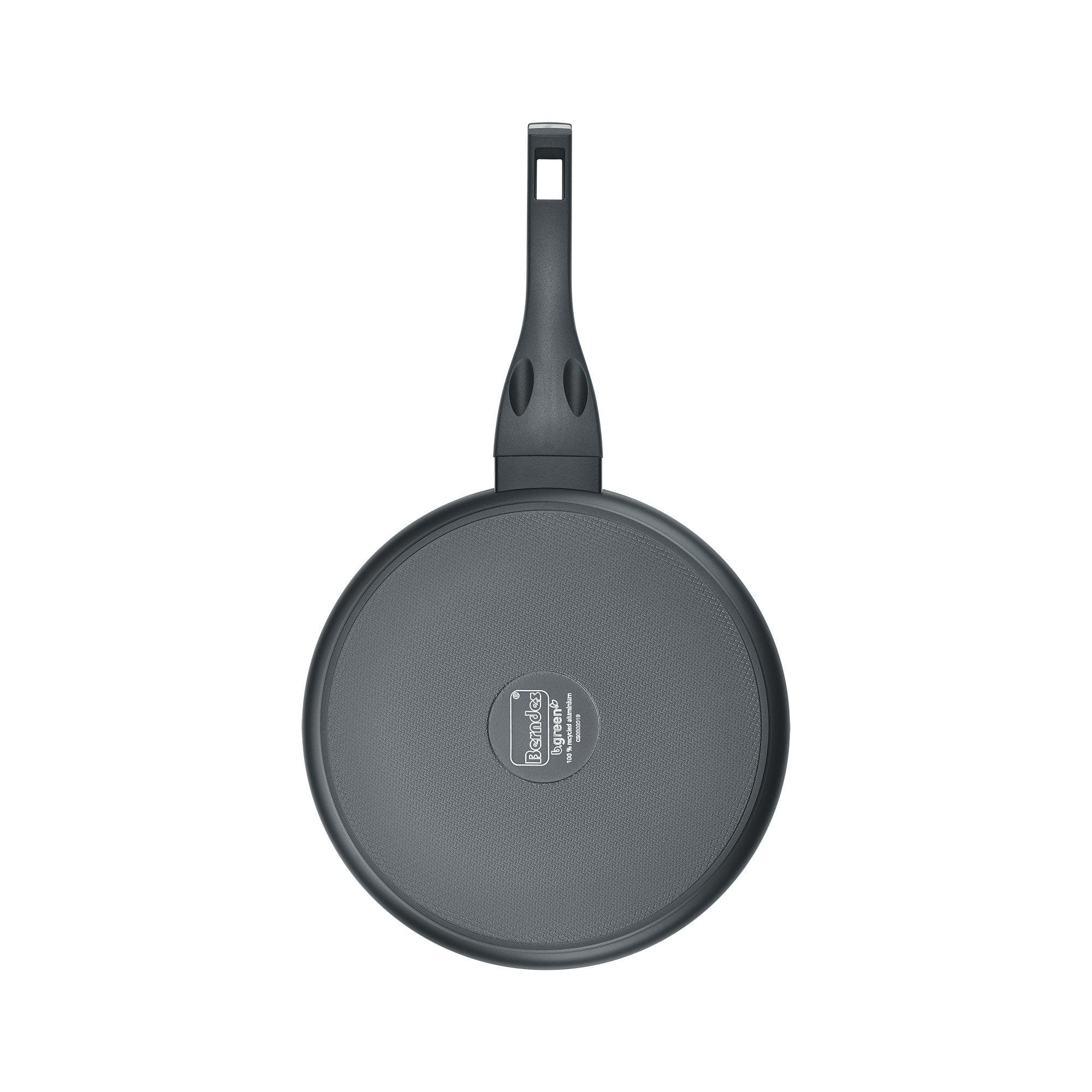 Berndes Alu Recycled casseruola 24 cm coperchio vetro nera