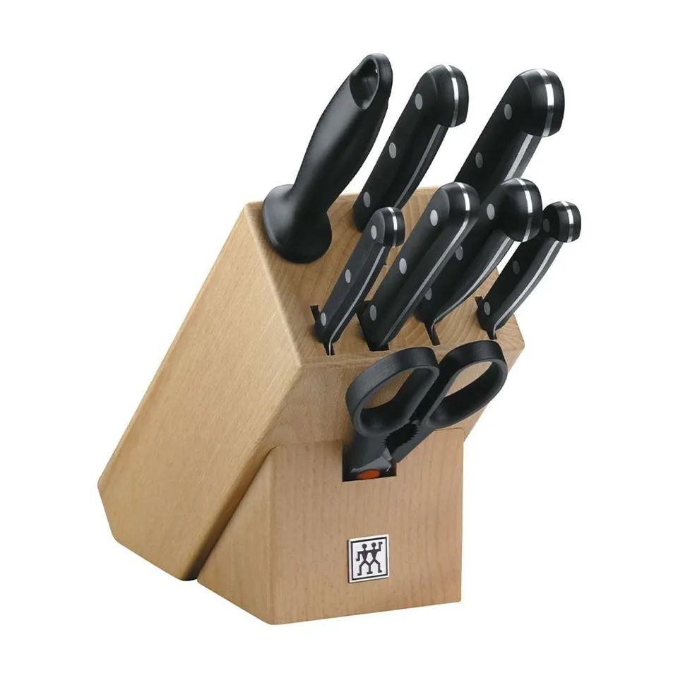 ZWILLING Twin Gourmet blocco coltelli 9 pezzi legno forgiati
