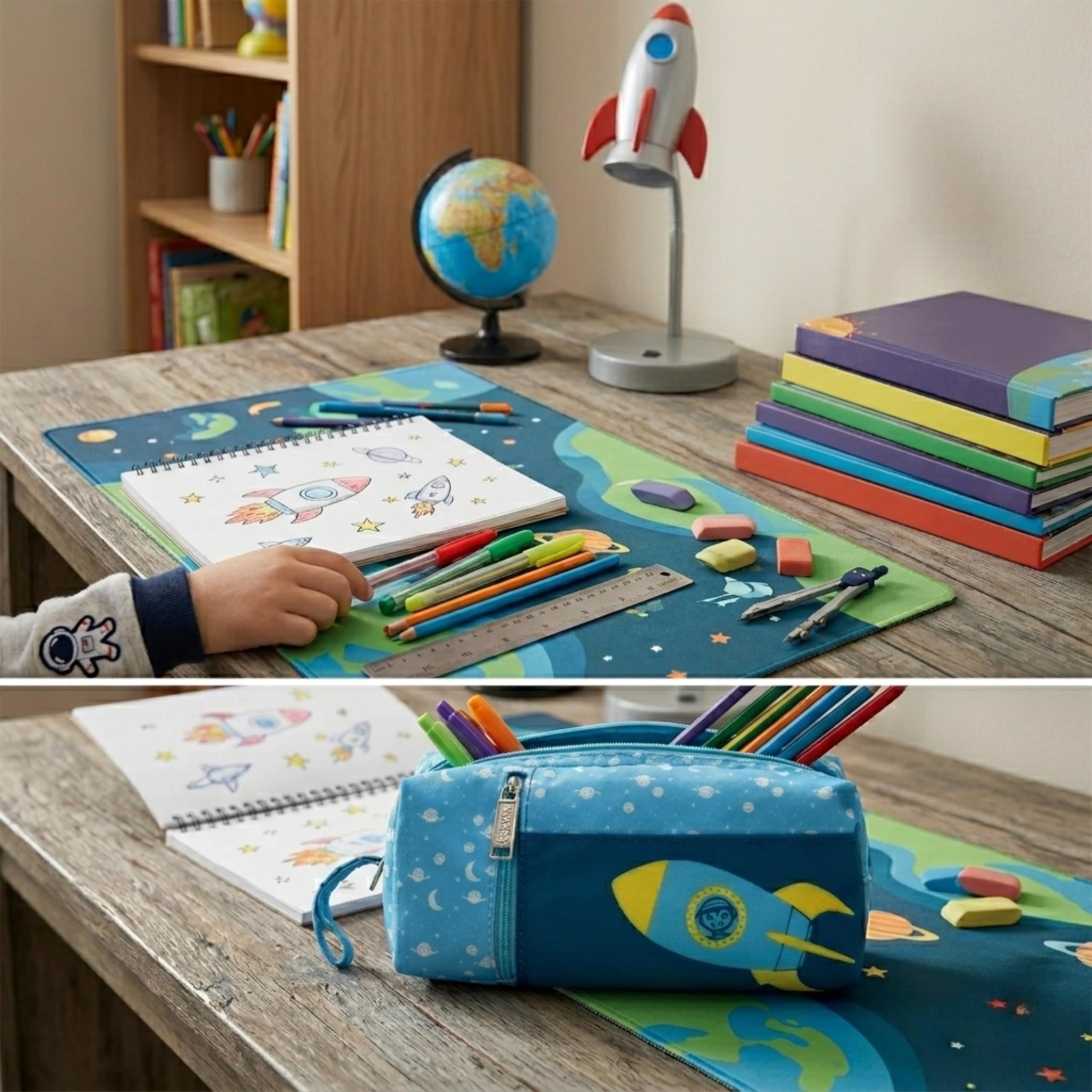 Wald Junior Astuccio Explore portapenne scuola 20x7x10 cm