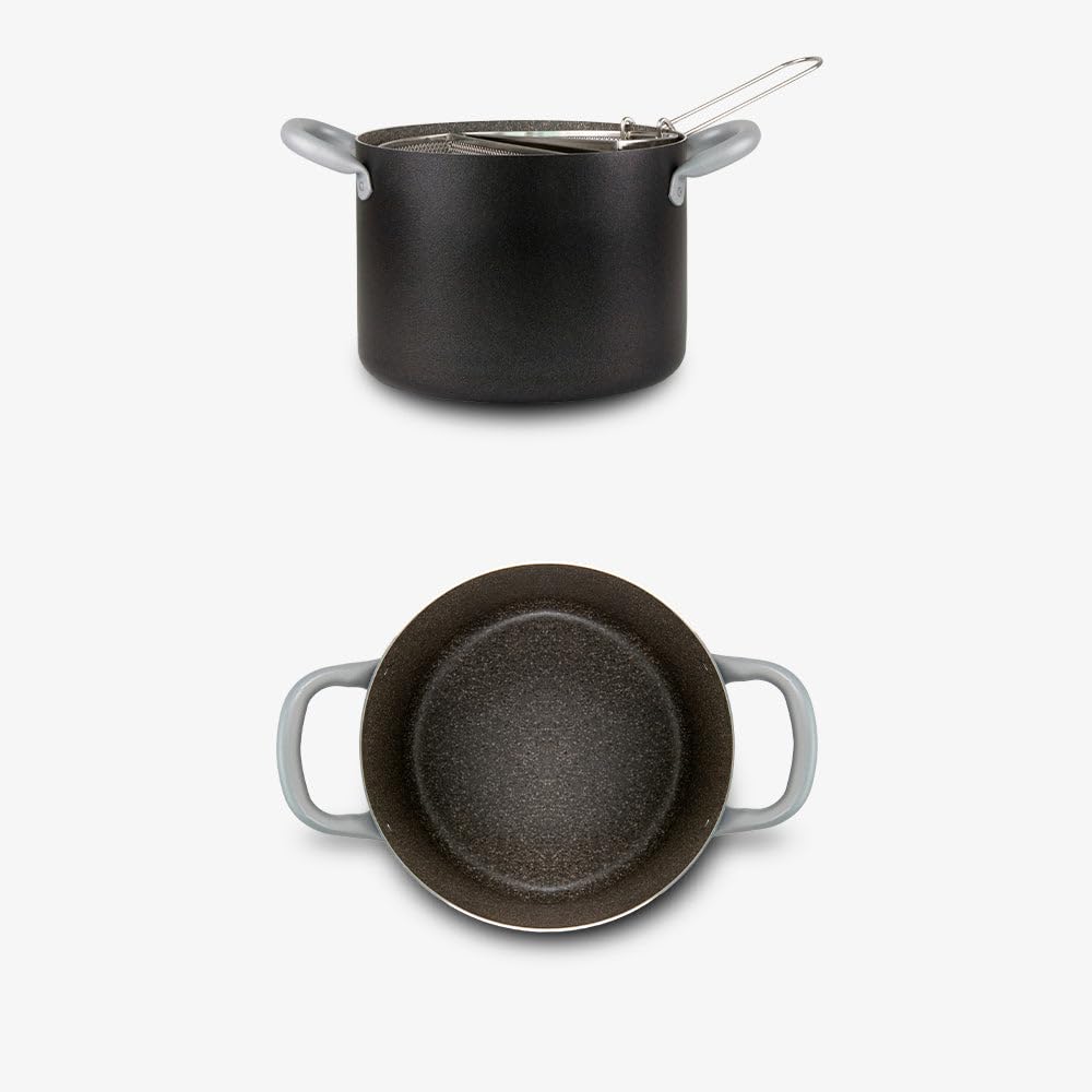 Mamù Cotture Speciali Pentola 20 cm 4,7 L con Cestelli