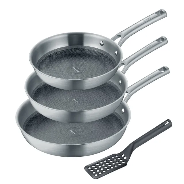 Berndes Tricion Resist Set 3 Padelle 20+24+28 cm + Spatola