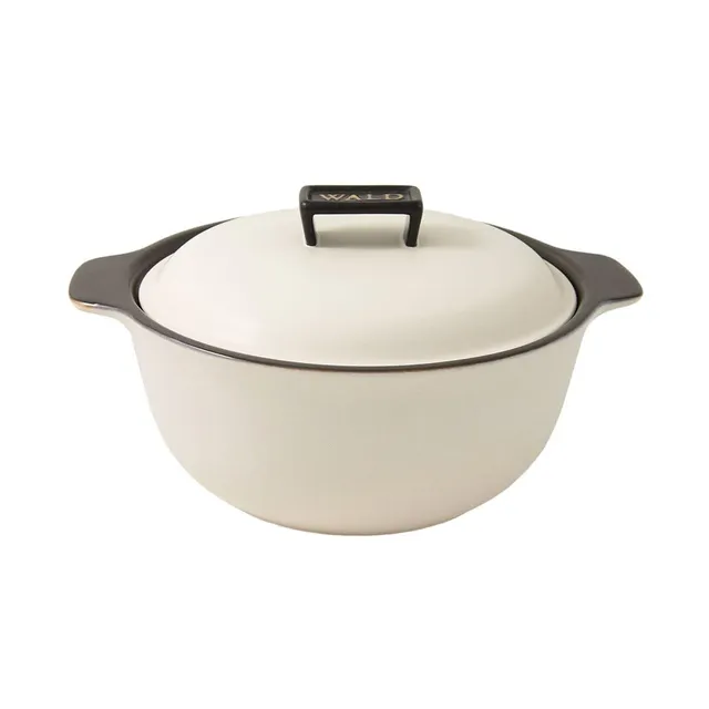 Wald Cottura pentola ceramica 400 cl bianco fiamma e forno