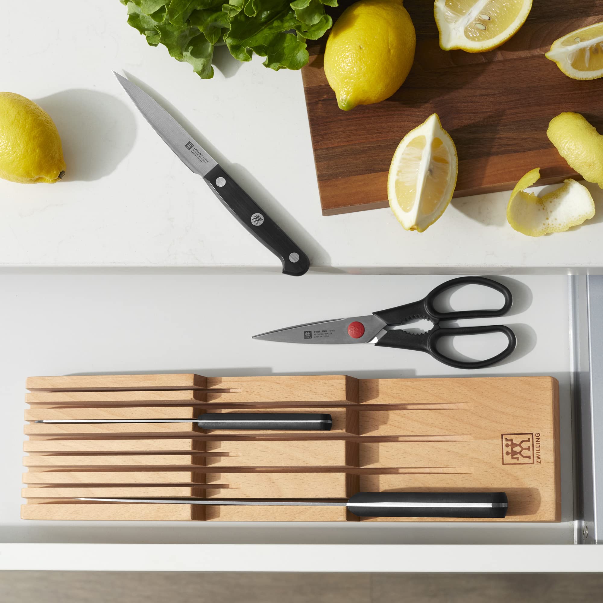 Zwilling Organizer portacoltelli cassetto faggio 8 posti