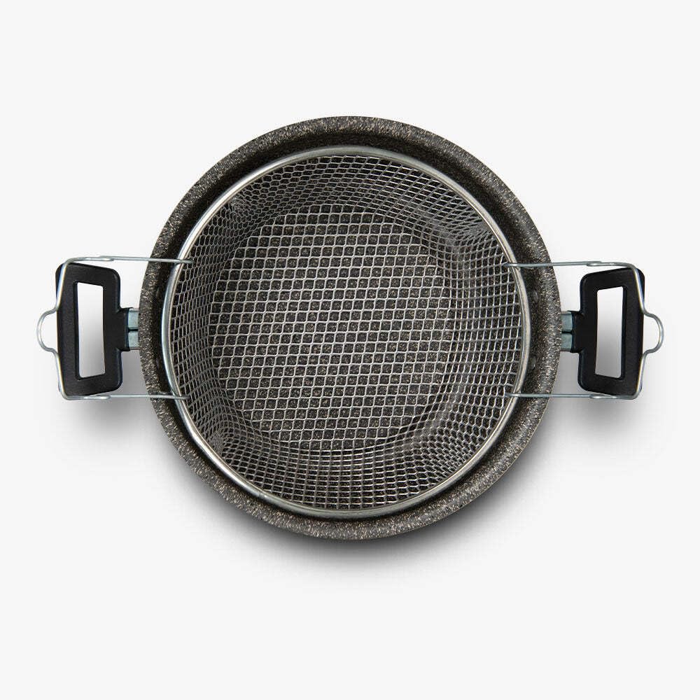 Mamù Janet 2.0 friggitrice alluminio antiaderente 24 cm