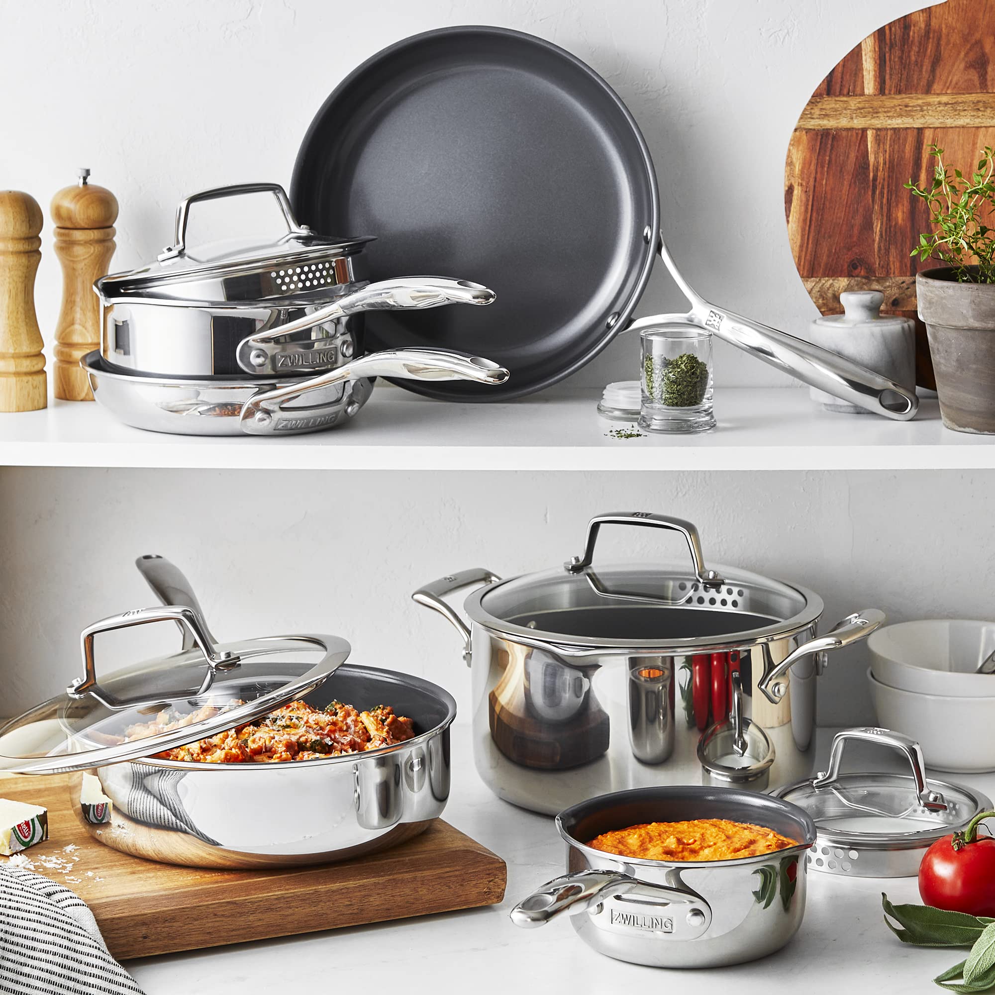 Zwilling Spirit set pentole 10 pezzi ceramica antiaderente