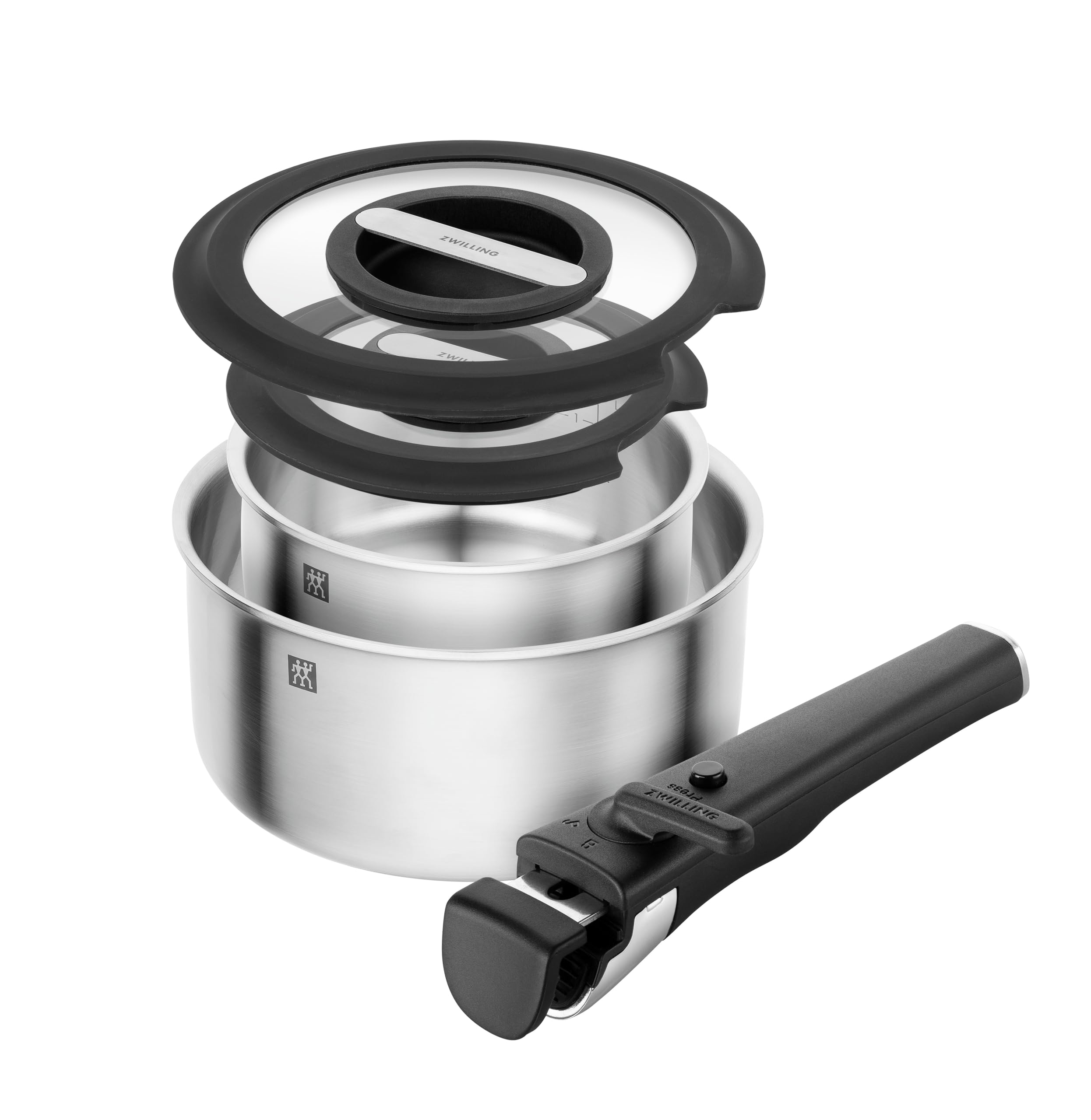 ZWILLING Unlock set 5 pentole inox 16+20 cm impilabile