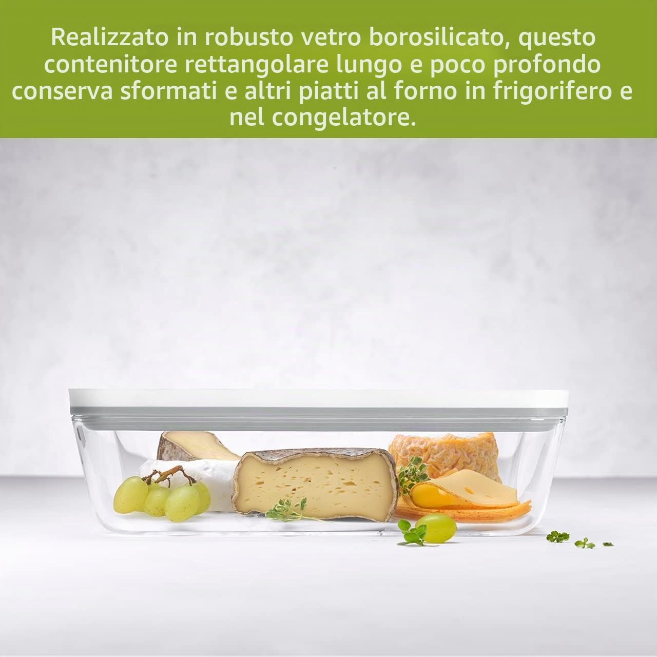 Zwilling Fresh & Save contenitore vetro S grigio frigo