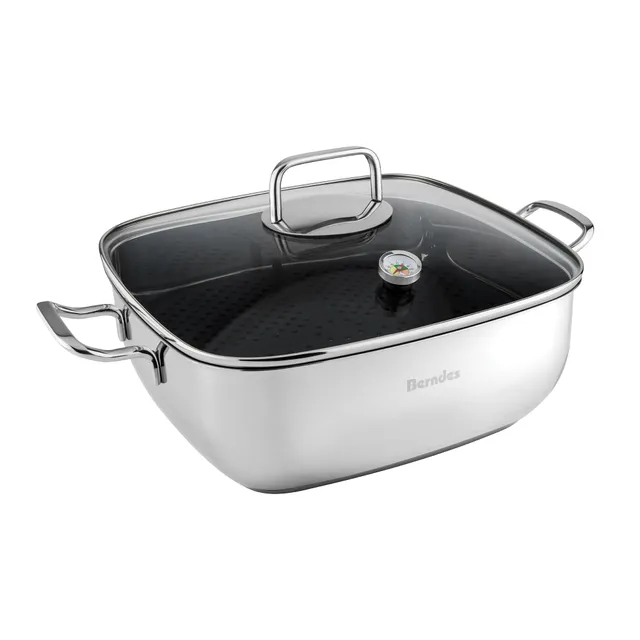 Berndes b.vital Vaporiera 28x28 cm Acciaio 6,5 L