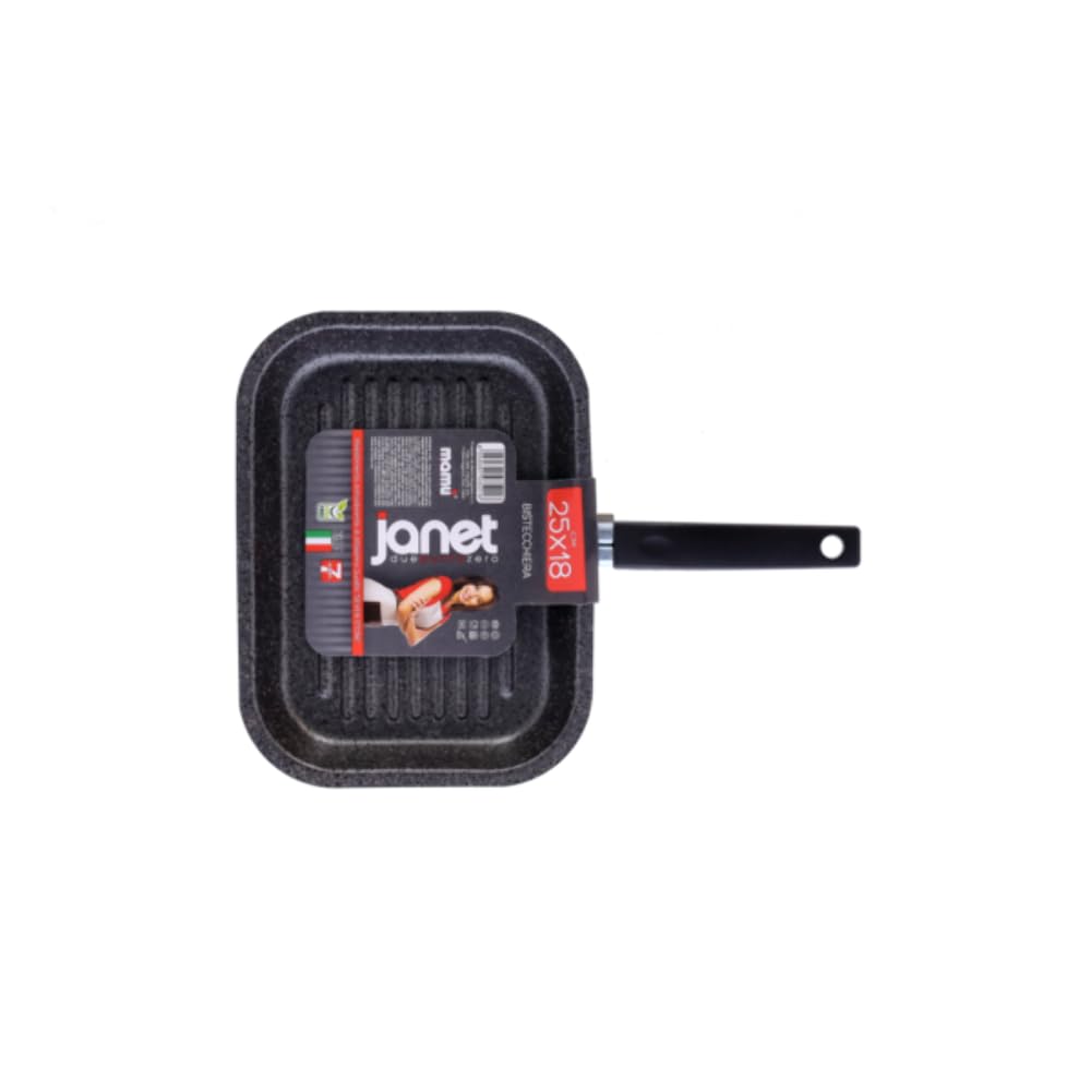 Mamù Janet 2.0 Bistecchiera rettangolare 25x18 antiaderente