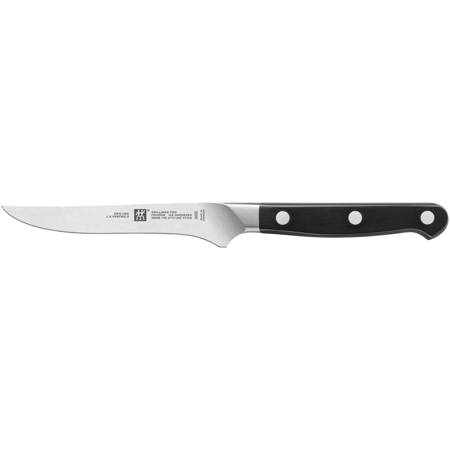 Zwilling Pro Coltello Bistecca 12 cm Nero Acciaio Inox