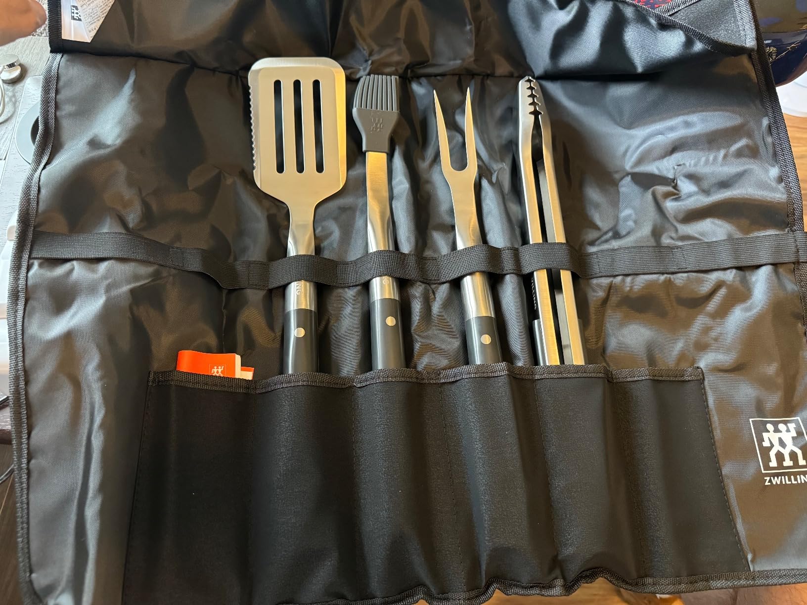 Zwilling BBQ+ set utensili griglia 5 pezzi nero acciaio