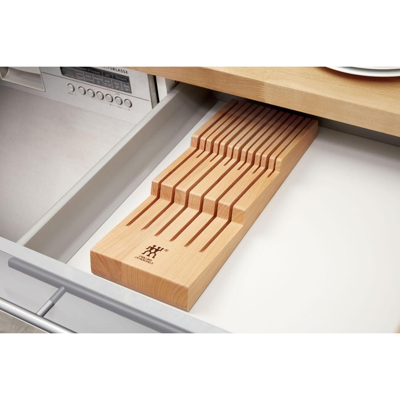 Zwilling Ceppo portacoltelli cassetto 12 scomparti faggio