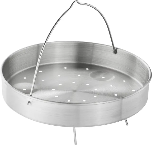 Zwilling EcoQuick Cestino Vapore Acciaio 22 cm Treppiede