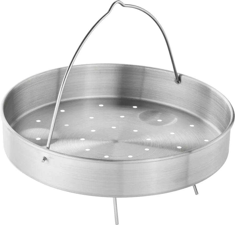 Zwilling EcoQuick Cestino Vapore Acciaio 22 cm Treppiede
