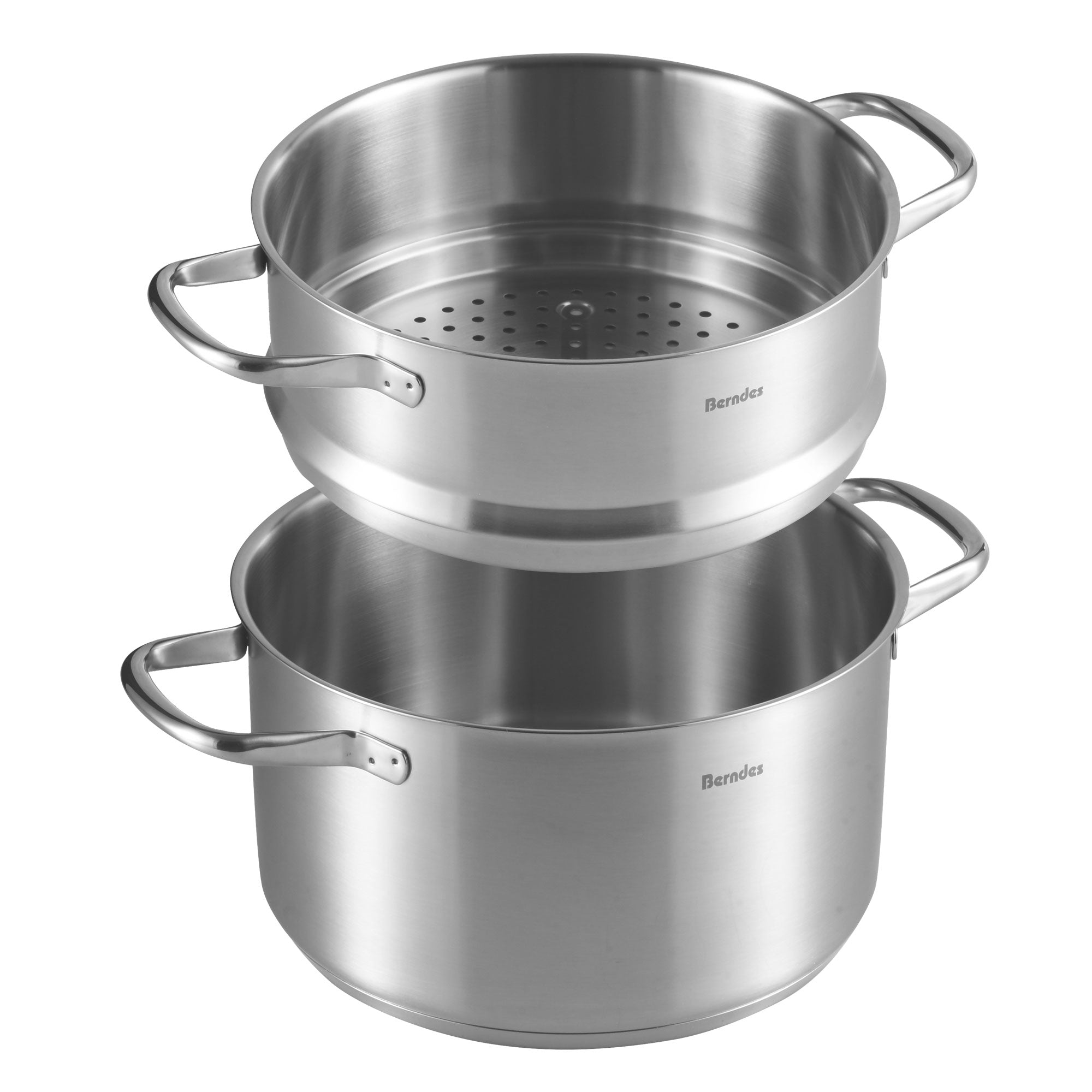 Berndes b.vital pentola a vapore 24 cm 6 litri acciaio