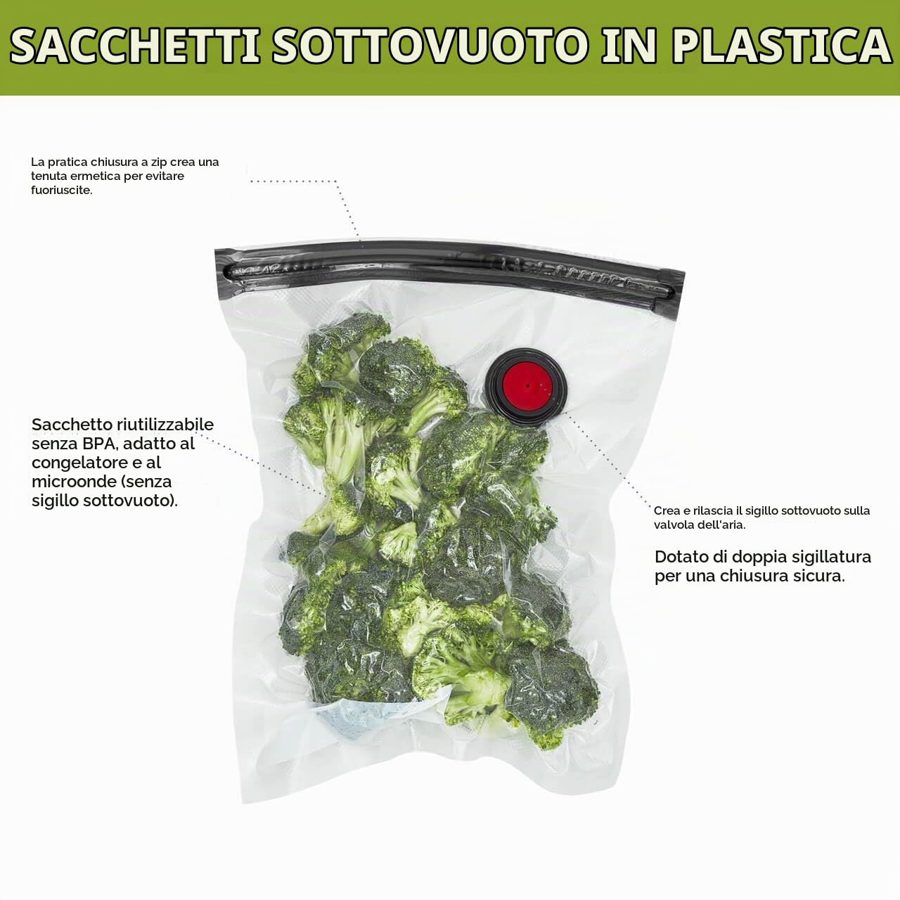 Zwilling Fresh & Save sacchetti sottovuoto 10 pz medi