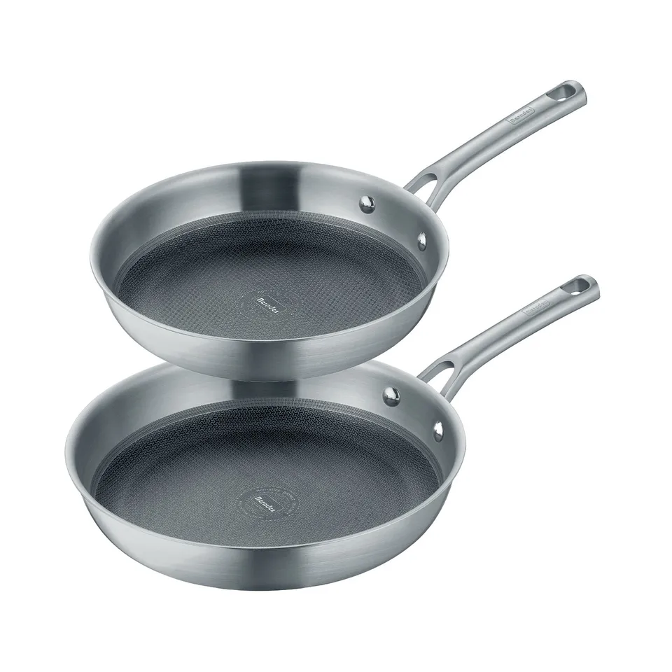 Berndes Tricion Resist set padelle 24+28 cm acciaio forno