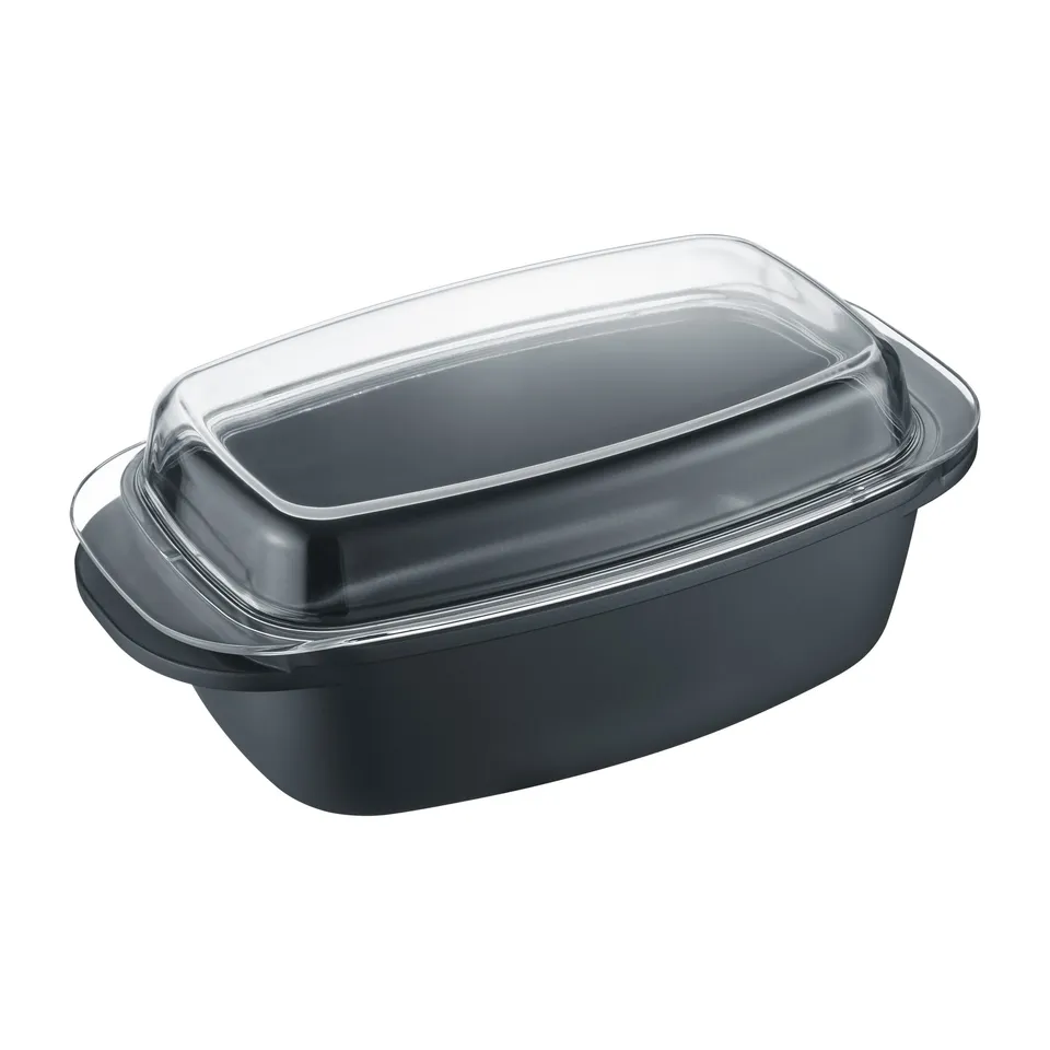 Berndes Bräter rostiera 32x21 cm alluminio nero
