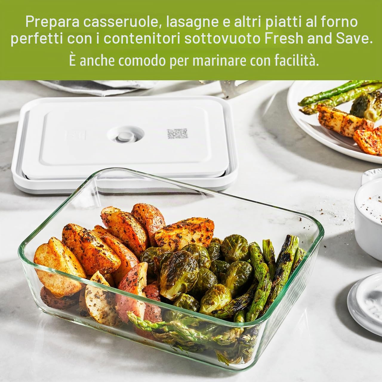 Zwilling Fresh & Save contenitore vetro S grigio frigo