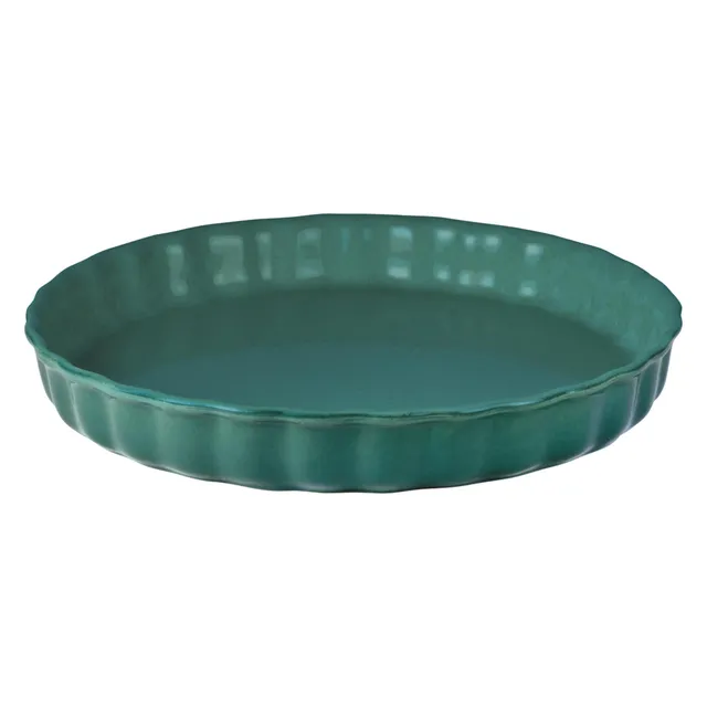 Wald Cottura Tortiera Ceramica Rotonda Verde Forno e Microonde
