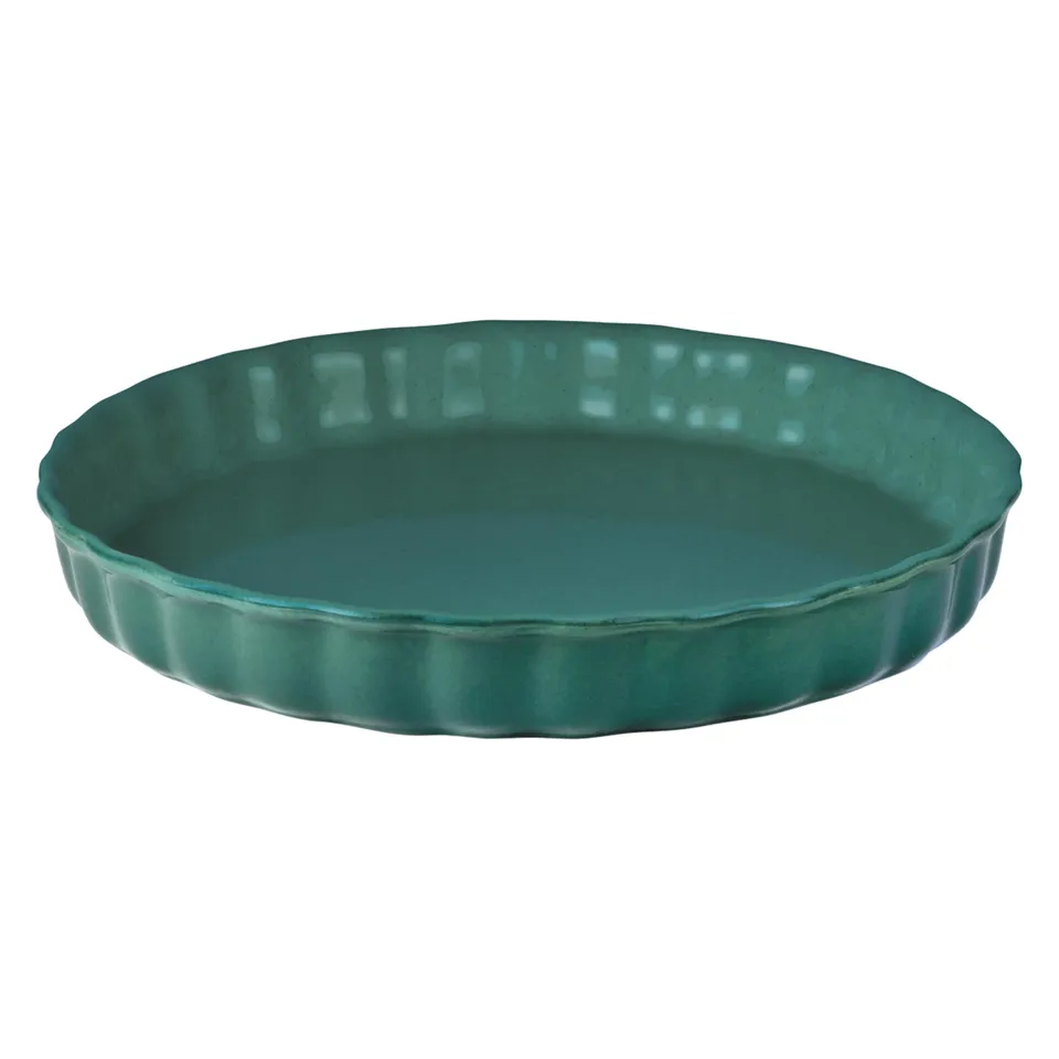 Wald Cottura Tortiera Ceramica Rotonda Verde Forno e Microonde