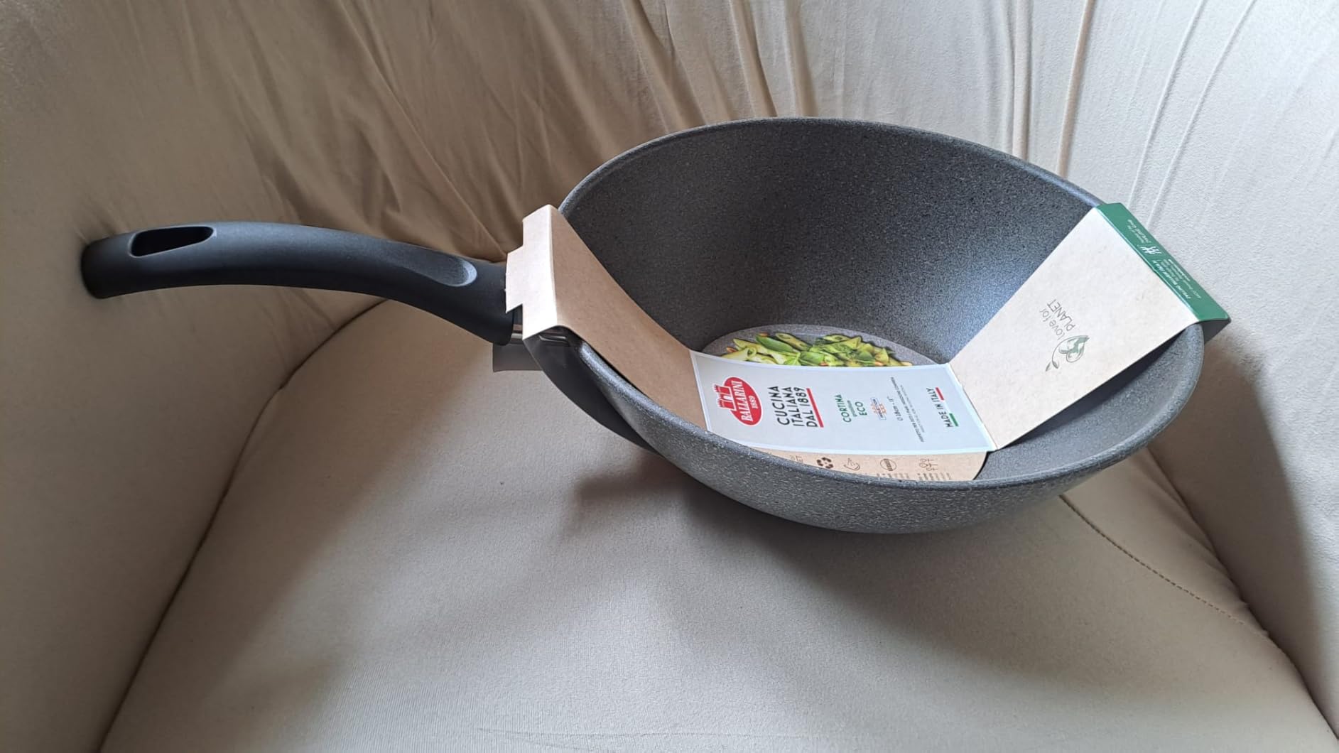 BALLARINI Salina Wok 28 cm Antiaderente a Induzione